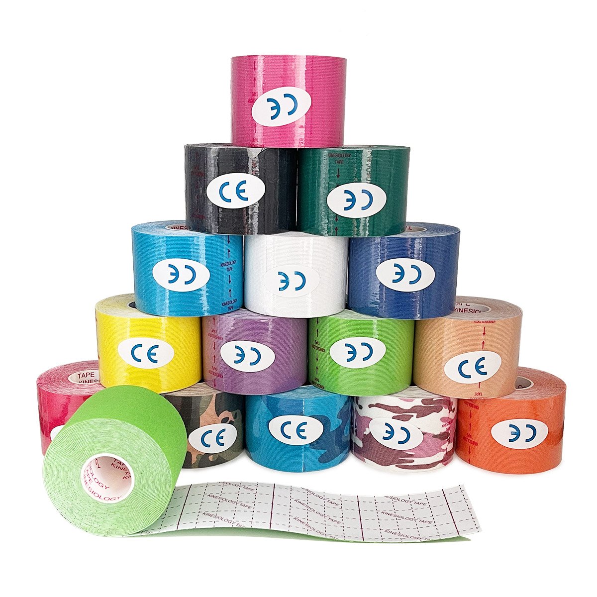 5 Size Kinesiology Tape Muscle Bandage Sports Cotton Elastic Adhesive Strain Injury Tape Knee Muscle Pain Relief Stickers - Image 2