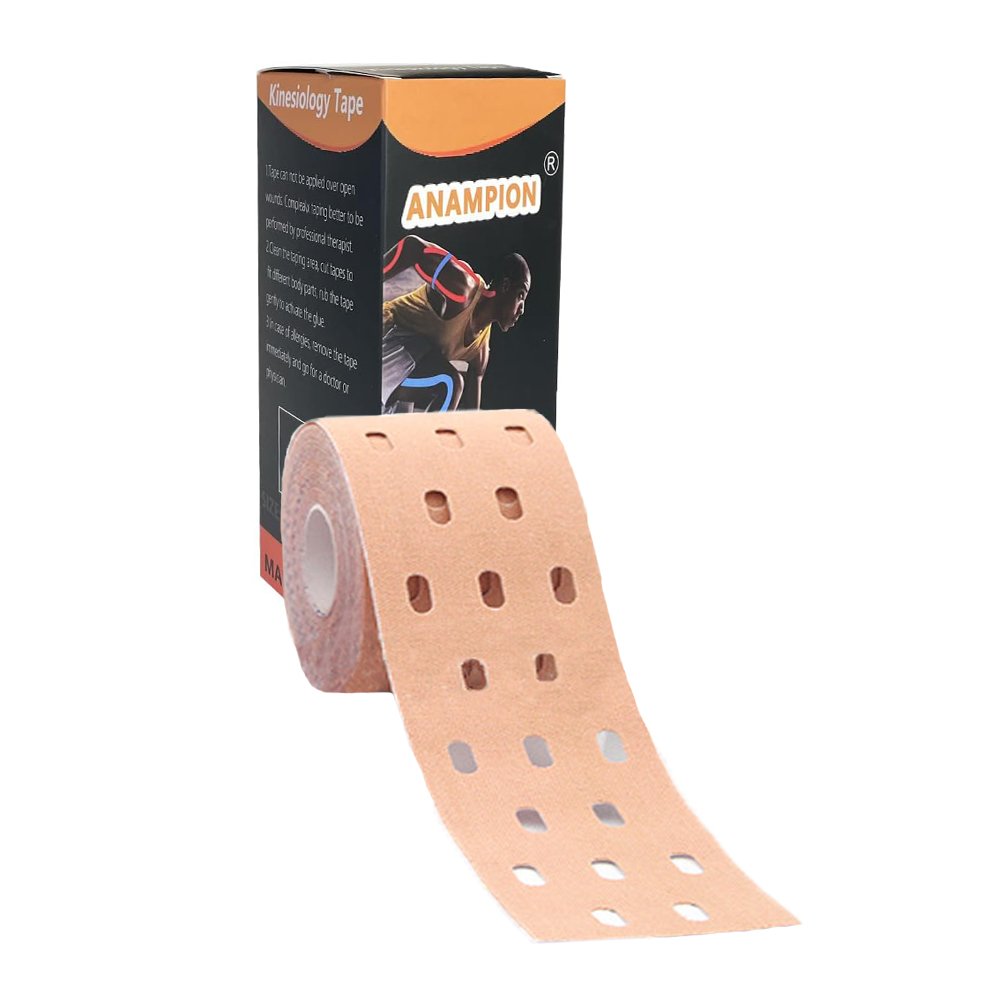 5cmx5m Perforated Kinesiology Tape Elastic Athletic Tape For Muscle Support Strain Injury Pain Relief Latex Free Breathable - Image 9